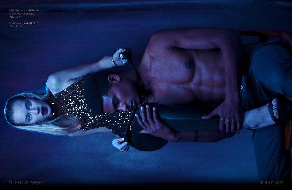 Brianna Mellon @ RED NYC and Vince Harrington @ DNA for Stardust Magazine SS2014 photographed by Sophie Cécile Xu